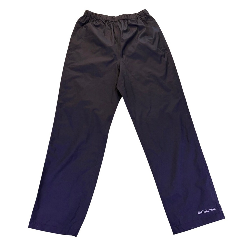 Columbia Boys Youth M Trail Adventure Pant Black Waterproof Omni-Tech Outdoors